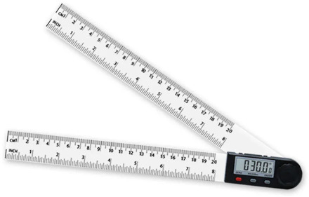 Digital Display Angle Ruler Electronic Stainless Steel Protractor Woodwork Multi-function Measuring Instrument Universal LK
