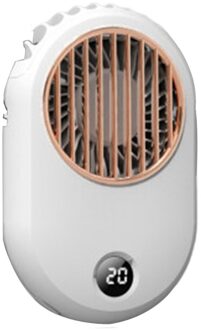 Digital Display Opknoping Hals Fan Usb Opladen Opknoping Hals Kleine Fan Retro Mini Handheld Stille Sport Draagbare Ventilator JD2616901