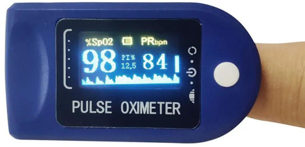 Digital Fingertip Pulse Oximeter LED Display Blood Oxygen Sensor Saturation SpO2 Monitor Measurement Meter Portable