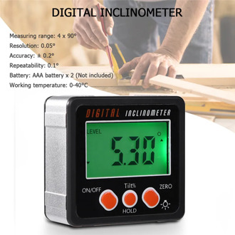 Digital Inclinometer Waterproof Inclinometer Instrument With With Magnetic