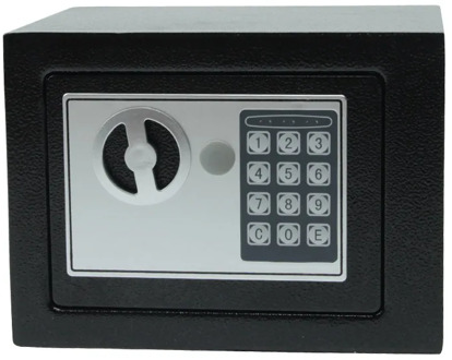 Digital Safe Box Small Household Mini Steel Safes Money Bank Safety Security Box Keep Cash Jewelry Or Document Securely With Key