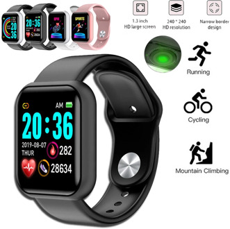 Digital Watch Blood Pressure Heart Rate Monitor Men Women Smart Bracelet IP67 Waterproof Sport Fitness Tracker For Android IOS