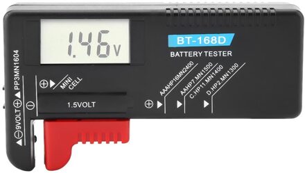 Digitale Aa Aaa 9V Batterij Tester Universele Elektronische Batterij Checker Voor Multi Size Volt Meter Meten BT168