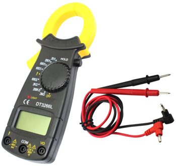 Digitale Amper Stroomtang Multimeter Stroomtang Nijptang Voltmeter Amperemeter 600A Ac/Dc Ohm Stroom Spanning Tester
