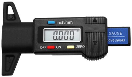 Digitale Auto Loopvlak Diepte Tester 0-25Mm Tyre Tread Dieptemeter Measurer Tool Schuifmaat Lcd Display band Meting