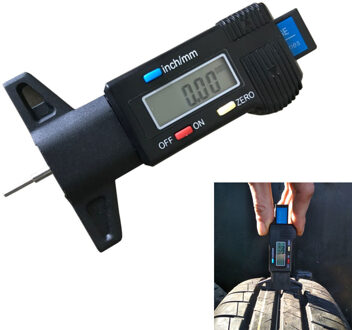 Digitale Autoband Loopvlak Dieptemeter Measurer Tool Remklauw Dikte Meters Loopvlak Remblokken Schoen Tire Monitoring Systeem