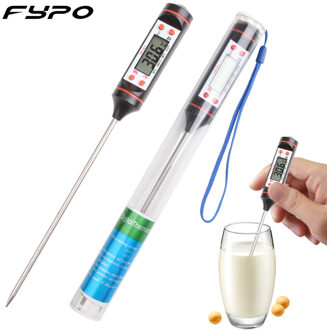 Digitale Bbq Thermometer Rvs Probe Vlees Mlik Temperatuur Meetinstrument Keuken Goederen Bbq Accessoires Koken Tool