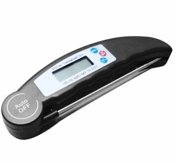 Digitale Bbq Vlees Thermometer Water Melk Oven Elektronische Koken Eten Probe Voor Vlees Melk Voedsel Keuken Koken Gadgets zwart