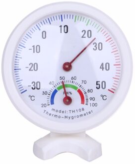 Digitale Bell-Vormige Schaal Thermometer Hygrometer Voor Home Office Wall Mount Indoor Temperatuur Meet Tool