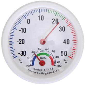 Digitale Bell-Vormige Schaal Thermometer Hygrometer Voor Home Office Wall Mount Indoor Temperatuur Meet Tool