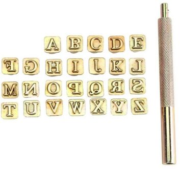 Digitale Brief Lederen Stempel Gereedschap Set Huishoudelijke Metalen Stempel Set Afneembare Lederen Stempel Tool