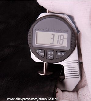 Digitale Diktemeter, 0-25Mm Metrische Leer Dikte Metalen Gauge Tester Meet Leathercraft Tool Craft Mn Voor Italiaanse Schoenen