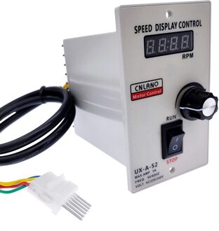 Digitale Display 400W Ac 220V Motor Speed Ux 52 Pinpoint Regulator Controller Vooruit En Achteruit 50/60hz