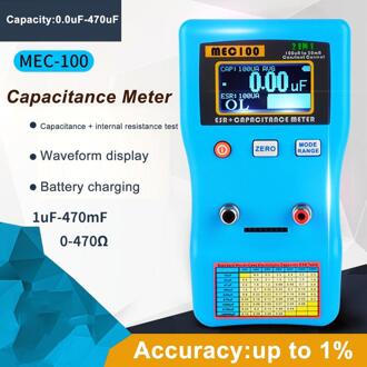 Digitale Display Condensator Meter Hoge Precisie Autoranging Elektrolytische Capaciteit Weerstand Meter ESR Tester