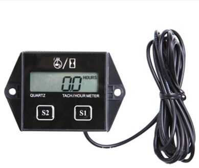 Digitale Display Toerenteller Motor Tach Urenteller Gauge Inductieve Auto Takt Motor Lcd Display Voor Auto Motor Boot