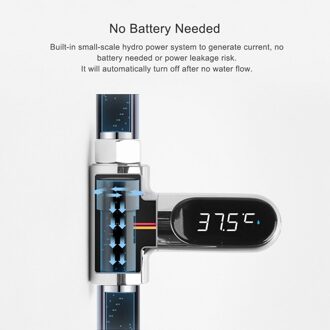 Digitale Douche Thermometer Led Display Watermeter Bad Temperatuur Monitor Water Temperatuur Meetinstrument ℃/℉
