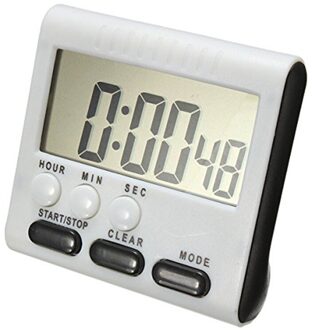 Digitale Ei Timer/Keuken Timer Met Luid Alarm, Up En Down Functie, Magnetische Stand, Zwart