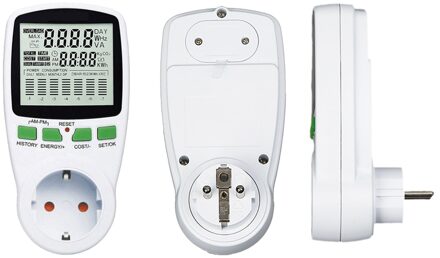 Digitale Energie Lcd Elektriciteit Wattmeter Smart Voltage Wattage Power Meter Calculator Meten Monitor Analyzer Monitor