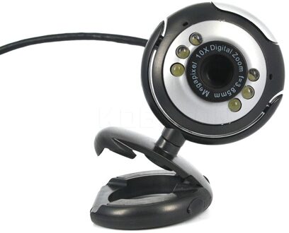 Digitale HD Webcam Camera 30.0 Mega Pixels 6 LED Webcam Met Microfoon USB 2.0 Voor Skype Voor MSN PC Laptop