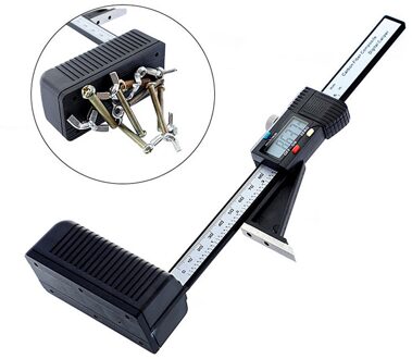 Digitale Hoogte Gauge 0-150 Mm Schuifmaat Elektronische Schuifmaat Heerser Houtbewerking Tafel Markering Heerser