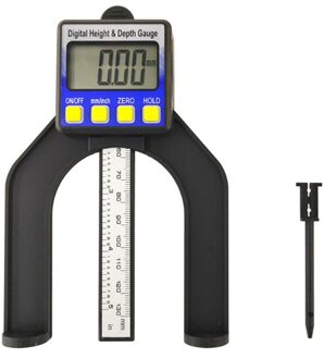 Digitale Hoogte Gauge Tafel Saw Diepte Gauge Met Drie Eenheden Vergrendeling Schroef Voor Houtbewerking Router Tafel 80Mm