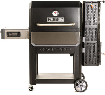 Digitale Houtskool Grill & Smoker Houtskool Barbecue B 155 x D 84 cm Zwart