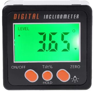 Digitale Inclinometer Elektronische Gradenboog Aluminium Legering Shell Bevel Box Hoek Gauge Meter meten 19QB