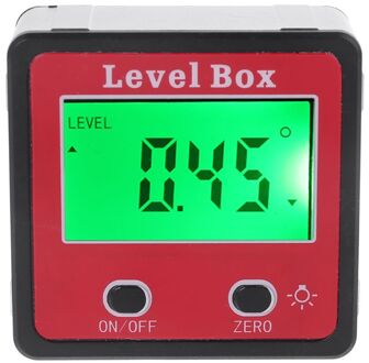 Digitale Inclinometer Waterpas Gradenboog Hoek Gauge Meter Bevel Niveau Doos Met Magneet
