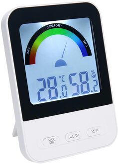 Digitale Indoor Temperatuur En Vochtigheid Meter, Lcd Hygrometer Thermometer Monitor Voor Thuis, Kantoor