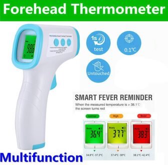 Digitale Infrarood Termometer Non-contact Voorhoofd Thermometer Digitale Outdoor Thuis Infrarood Koorts Oor Thermometer Voor Volwassen Baby