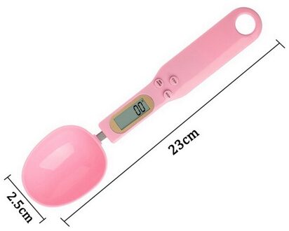 Digitale Keuken Maatlepels 500G/0.1G Elektronische Lepel Gewicht Volume Voedsel Lcd Display Voedsel Schaal 500g 0.1g roze