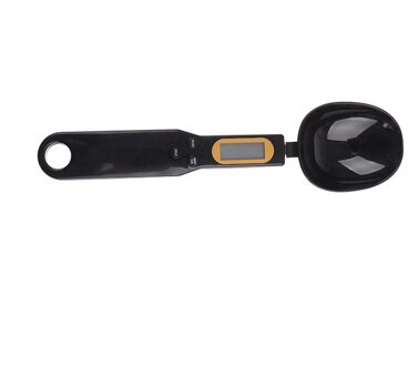 Digitale Keuken Maatlepels 500G/0.1G Elektronische Lepel Gewicht Volume Voedsel Lcd Display Voedsel Schaal zwart