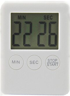 Digitale keuken timers LCD stopwatch Herinnering Alarm Koken wekker Luid magneten Count-Down Up tweede knoppen F121 B