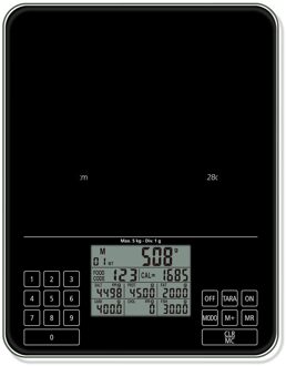 Digitale Keukenweegschaal Voeding Schaal Smart Voedsel Schaal Calorieën Eiwit Koolhydraten Gram Gram Voor Bakken Koken