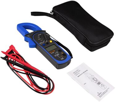 Digitale Klem Multimeter ST-201 True Rms Lcd Multifunctie Ohm Dc Ac Voltmeter Ac Ampèremeter Gegevens Tester HX6D