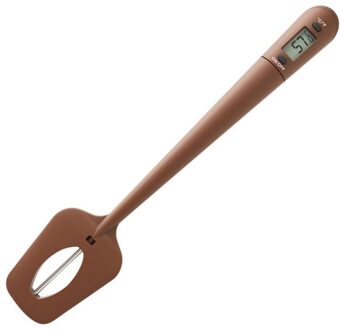 Digitale Koken Thermometer Dubbele Gebruik Siliconen Schraper Spatel Koken Voedsel Thermometer Huishoudelijke Bakken Tool