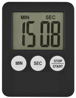Digitale Kookwekker Grote Cijfers Luid Alarm Magnetische Achterzijde Stand Met Grote Lcd Display Voor Koken Bakken Sport Games 1