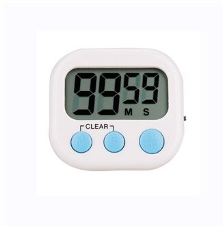 Digitale Kookwekker Grote Cijfers Luid Alarm Magnetische Achterzijde Stand Met Grote Lcd Display Voor Koken Bakken Sport Games