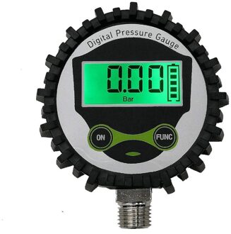 Digitale Lage Manometer met 1/4 ''NPT Bodem Connector en Rubber Protector, 0-15 psi, nauwkeurigheid 1%. FS.