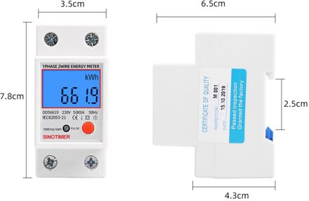 Digitale Lcd Elektriciteit Kwh Wattmeter Power Power Factor Multi-Functionele Meter Verbruik Energy Meter Analyzer