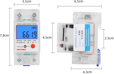 Digitale Lcd Elektriciteit Kwh Wattmeter Power Power Factor Multi-Functionele Meter Verbruik Energy Meter Analyzer