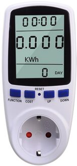 Digitale Lcd Energy Meter Wattmeter Wattage Elektriciteit Kwh Energiemeter Eu Plug Meten Outlet Power Analyzer 230V Ac
