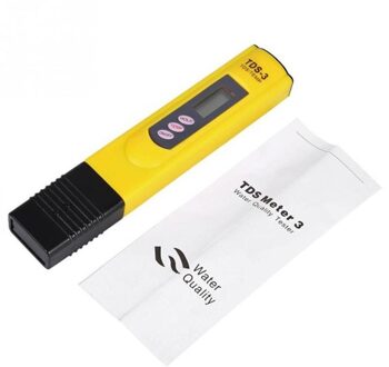 Digitale Lcd Ppm Meter Thuis Drinken Tap Zwembad Waterkwaliteit Zuiverheid Tester Hoge Precisie Multi-Functie Drinkwater tester geel