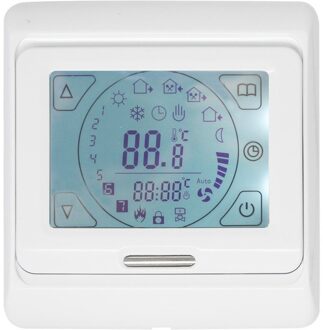 Digitale Lcd Vloerverwarming Thermostaat Elektrische Verwarming 16A Touch Screen Programmeerbare Kamer Warm Temperatuur Controller
