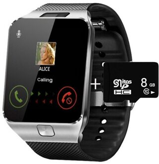 Digitale Mannen Horloge Smart Horloge Mannen Voor Vrouwen Klok Android Bluetooth Klok Met Call Music Fotografie Sim T Kaart smart Horloge Kastanjebruin