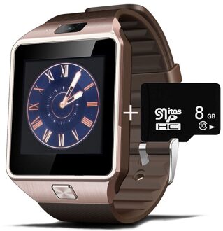 Digitale Mannen Horloge Smart Horloge Mannen Voor Vrouwen Klok Android Bluetooth Klok Met Call Music Fotografie Sim T Kaart smart Horloge rozig grijs