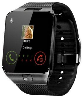 Digitale Mannen Horloge Smart Horloge Mannen Voor Vrouwen Klok Android Bluetooth Klok Met Call Music Fotografie Sim T Kaart smart Horloge zwart