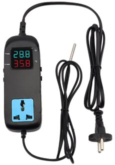 Digitale Microcomputer Temperatuurregelaar Warmte Cool Schakelaar Socket Thermoregulator Themometer Thermostaat AC 220 V