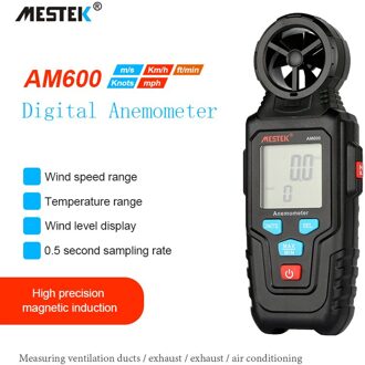 Digitale Mini Anemometer 0.4-30 M/s Wind Meter 0 ~ 70 Graden Thermometer Temperatuur Tester Anemometro Met Lcd backlig