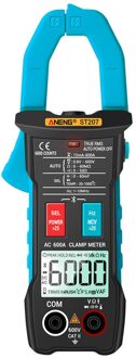 Digitale Multimeter Voltmeter Amperemeter Carrying Auto-Range App Bluetooth Amp Meter Lichtgewicht Gadgets Blauw
